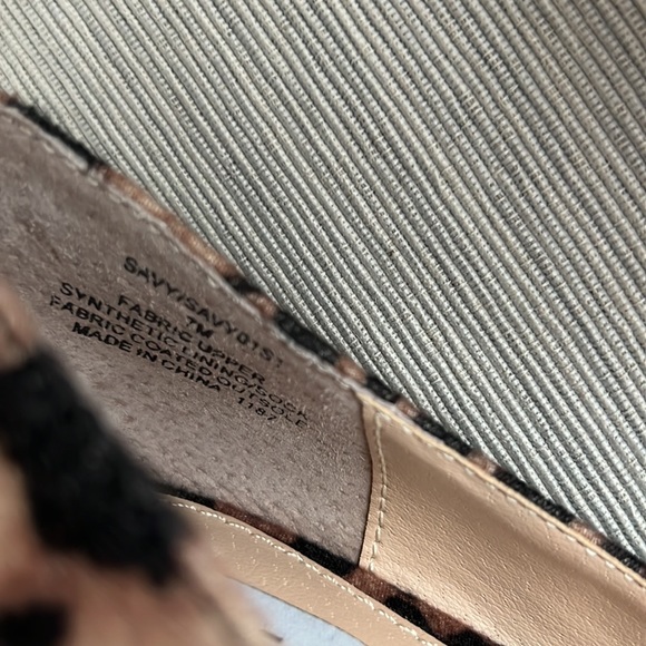 Steve Madden leopard print block heel - Picture 5 of 6